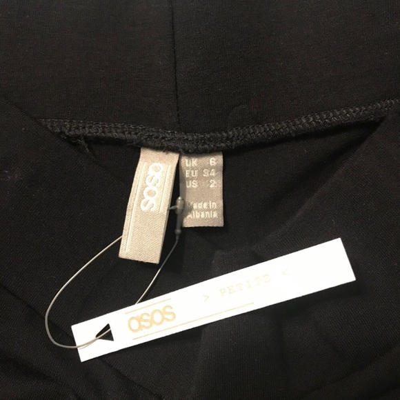 ASOS DESIGN wide leg pants with contrast binding - Picture 6 of 6